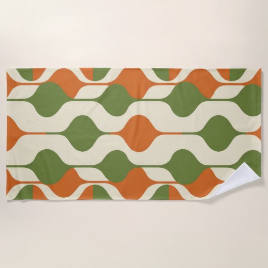 Serviette De Plage Mustard Bloom (Devant)