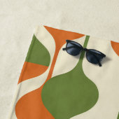 Serviette De Plage Mustard Bloom (En situation)