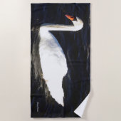 Serviette de plage Mute Swan (Devant)
