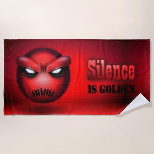 Serviette De Plage Mutemoji (Devant)