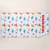 Serviette De Plage My Dinosaur Adventure (Devant)