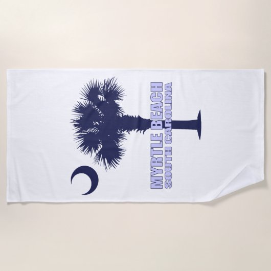 Serviette De Plage Myrtle Beach SC (P&C) (Devant)