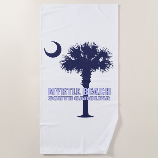 Serviette De Plage Myrtle Beach SC (P&C) (Devant)