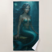 Serviette De Plage Mystical Mermaid (Devant)
