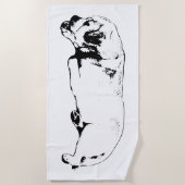 Serviette De Plage Nap après-midi au bord de l'eau (Devant)