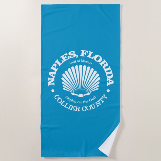 Serviette De Plage Naples Fl (coquillage) (Devant)