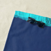 Serviette De Plage Narwhal Sous La Glace (En situation)