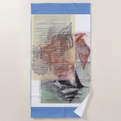 Serviette De Plage Nassau, Bahamas, Seashells: Beach Towel (Devant)