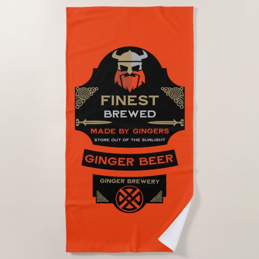 Serviette De Plage National Love Your Red Hair Day (Devant)