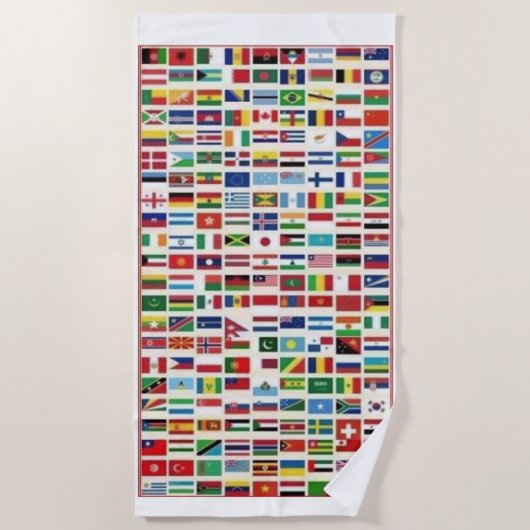 SERVIETTE DE PLAGE NATIONAUX (Devant)