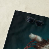 Serviette De Plage Native American Dancer Beach Towel (En situation)