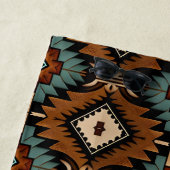 Serviette De Plage Native American Pattern Indian Culture Boho Style (En situation)