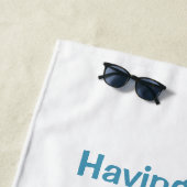 Serviette De Plage Nauti Pense Nautique Voilier (En situation)