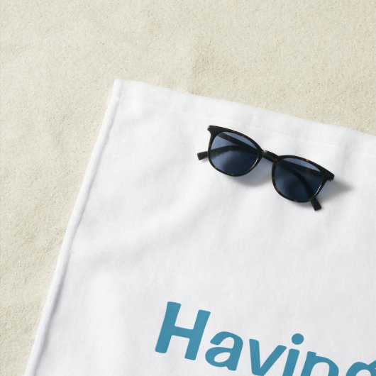 Serviette De Plage Nauti Pense Nautique Voilier (En situation)