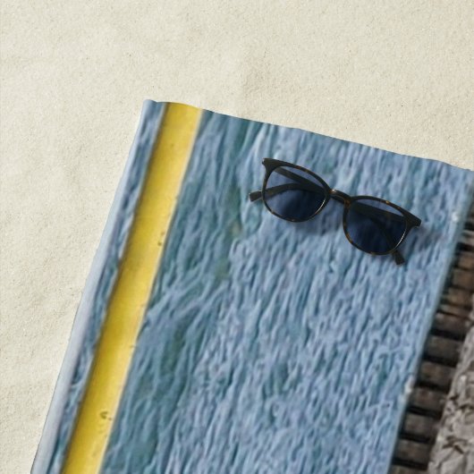 Serviette de plage Nautical Beach View (En situation)