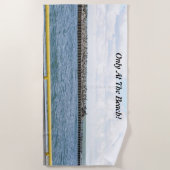 Serviette de plage Nautical Beach View (Devant)
