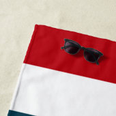 Serviette De Plage Nautical design (En situation)