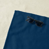 Serviette De Plage Nautical themed design (En situation)