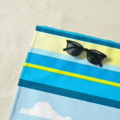 Serviette De Plage Nautique (En situation)