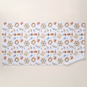 Serviette De Plage Nautique (Devant)