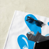 Serviette de plage nautique