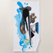 Serviette de plage nautique (Devant)