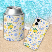 Serviette De Plage Nautique Été Citron Mignon