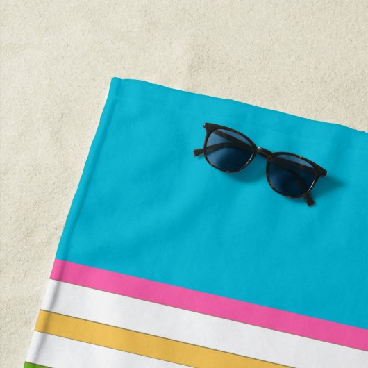 Serviette De Plage Nautique Lumineuse Fun (En situation)