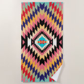 Serviette de plage Navajo Design-7 (Devant)