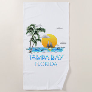 Serviette De Plage Navigation de Tampa Bay la Floride
