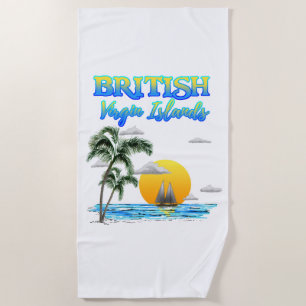 Serviette De Plage Navigation des Îles Vierges britanniques