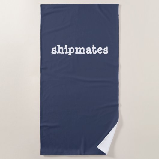 Serviette De Plage navires (Devant)