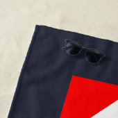 Serviette De Plage Né à la plongée (DF) (En situation)