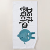 Serviette De Plage Ne me touchez pas (Devant)