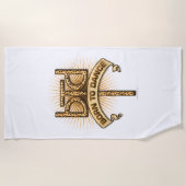 Serviette De Plage Né pour danser (Léopard) (Devant)