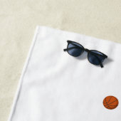 Serviette De Plage Né pour jouer au basket (En situation)