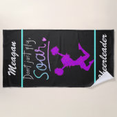 Serviette De Plage Ne vole pas, Soar ! Filles à la mode (Devant)