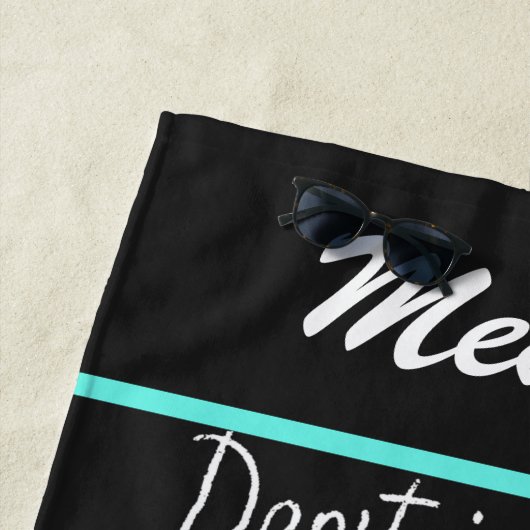 Serviette De Plage Ne vole pas, Soar ! Filles à la mode (En situation)