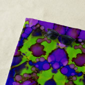 Serviette De Plage Neon Bloomstorm (En situation)