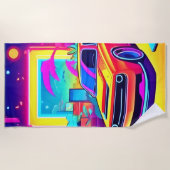 Serviette De Plage Neon Dream (Devant)