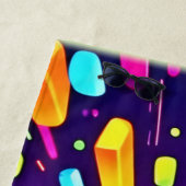 Serviette De Plage Neon Dreamscape : Un voyage psychédélique (En situation)