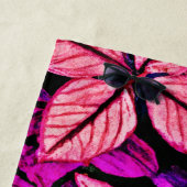 Serviette De Plage Neon Feuille se demande (En situation)
