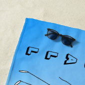 Serviette De Plage Net-ball d'amour de positions de joueurs (En situation)