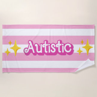Serviette de plage neurodivergente