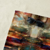 Serviette De Plage New York (En situation)