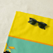 Serviette De Plage Niffler Floating With Gold (En situation)