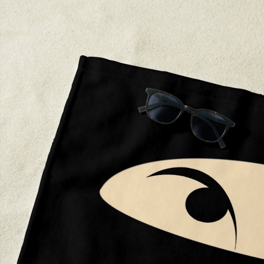 Serviette De Plage Ninja (En situation)