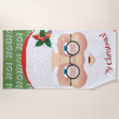 Serviette De Plage Noël du Père Noël (Devant)
