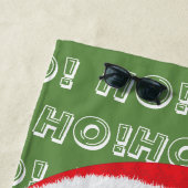 Serviette De Plage Noël du Père Noël (En situation)