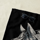 Serviette De Plage Nœud Viking Cheval Celtique (En situation)